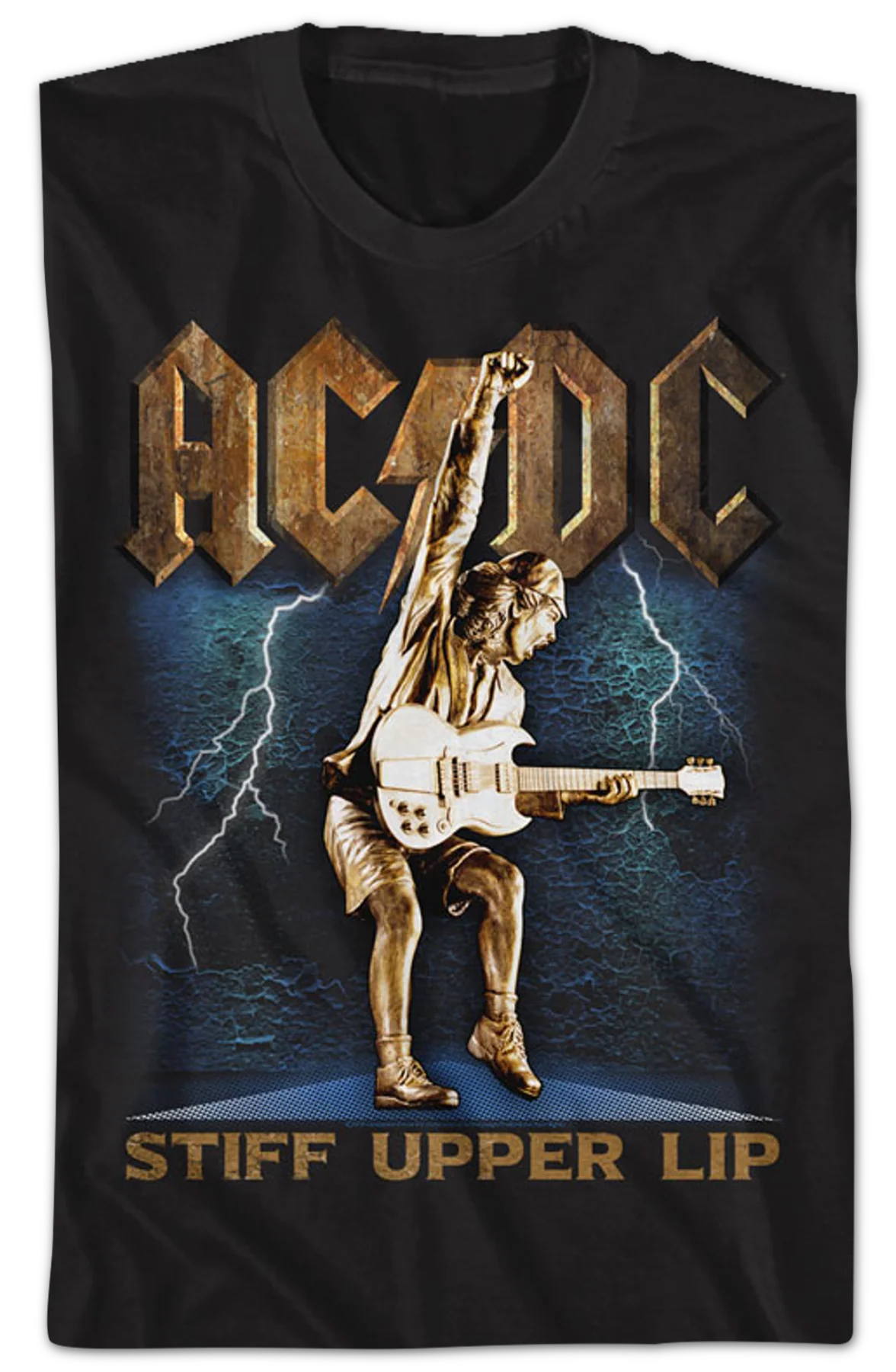 Stiff Upper Lip ACDC T-Shirt - Image 2