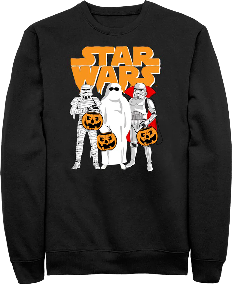 Stormtroopers Trick Or Treating Star Wars Sweatshirt