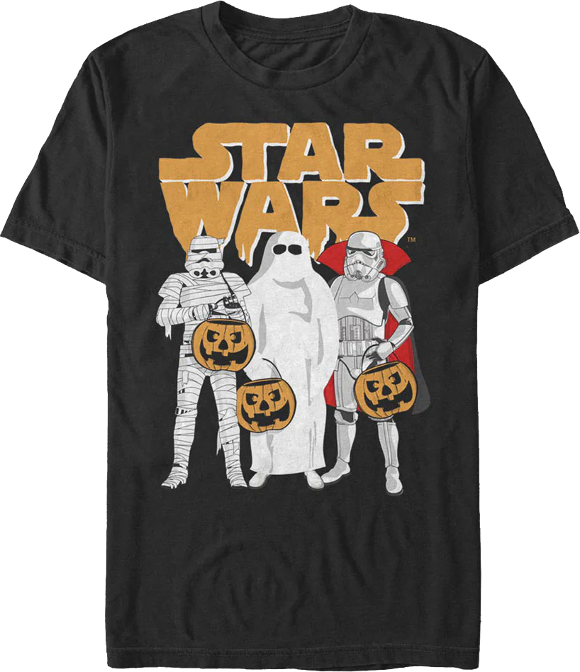 Stormtroopers Trick Or Treating Star Wars T-Shirt