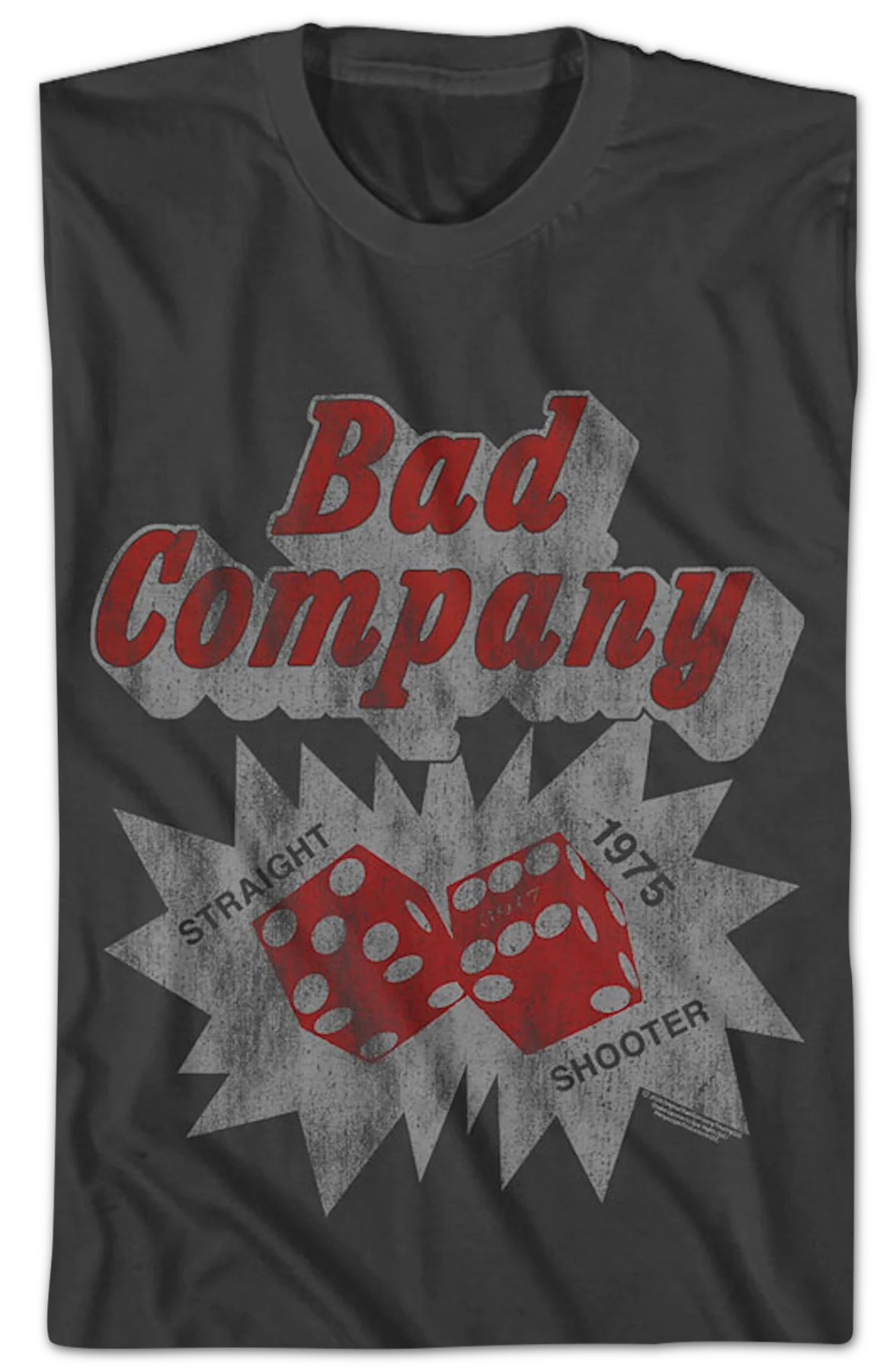 Straight Shooter 1975 Bad Company T-Shirt - Image 2