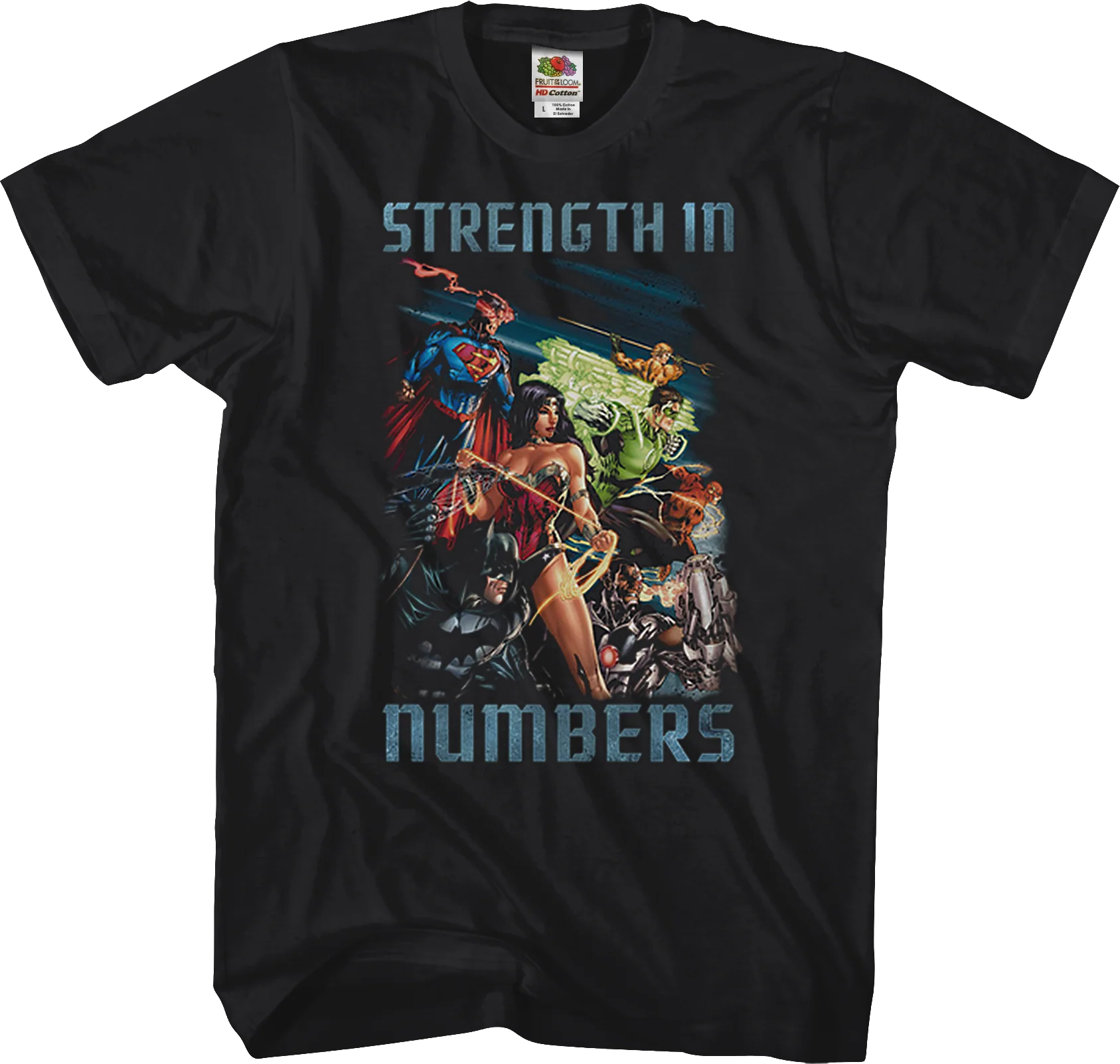 Strength In Numbers Justice League T-Shirt