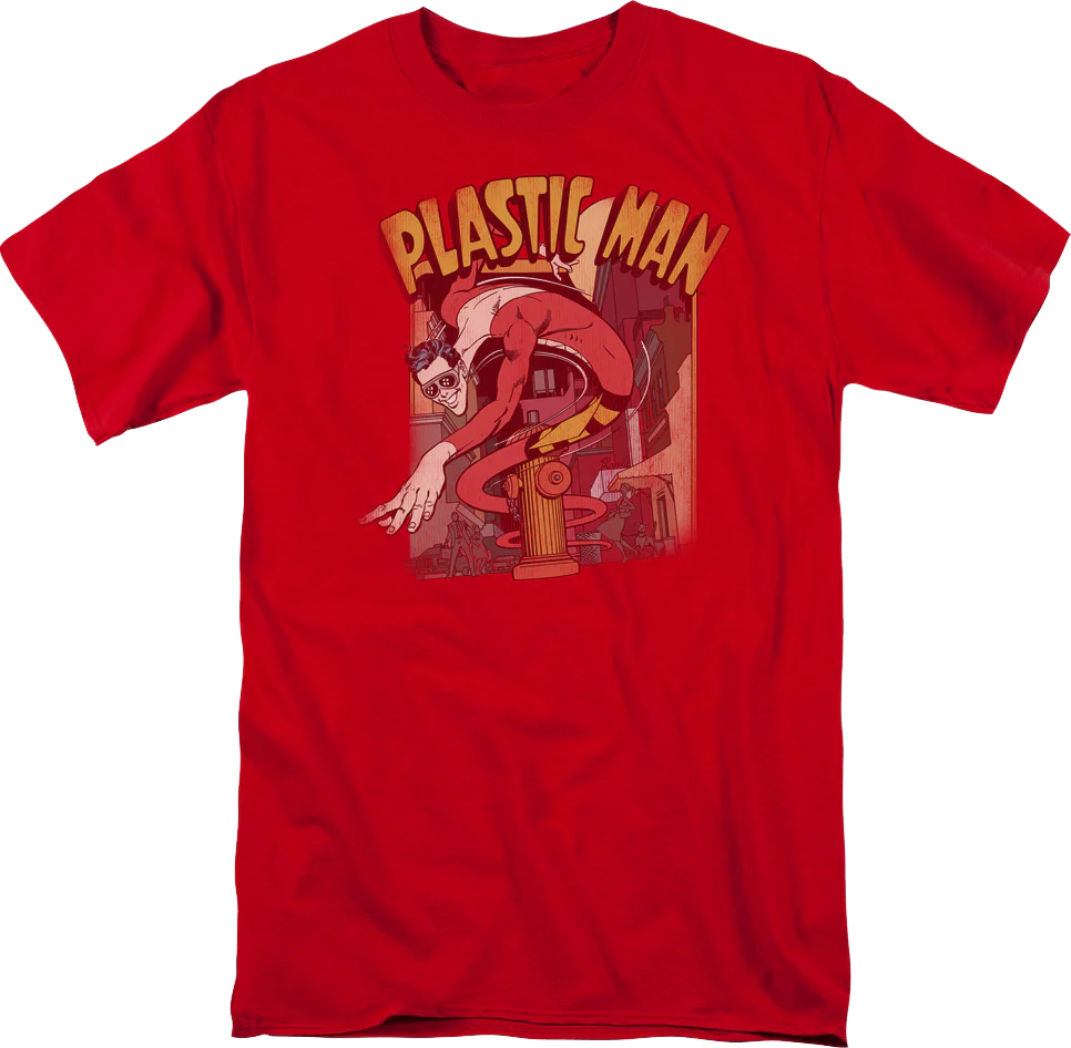 Stretchable Plastic Man DC Comics T-Shirt