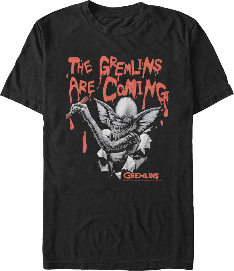 Stripe Poster Gremlins T-Shirt
