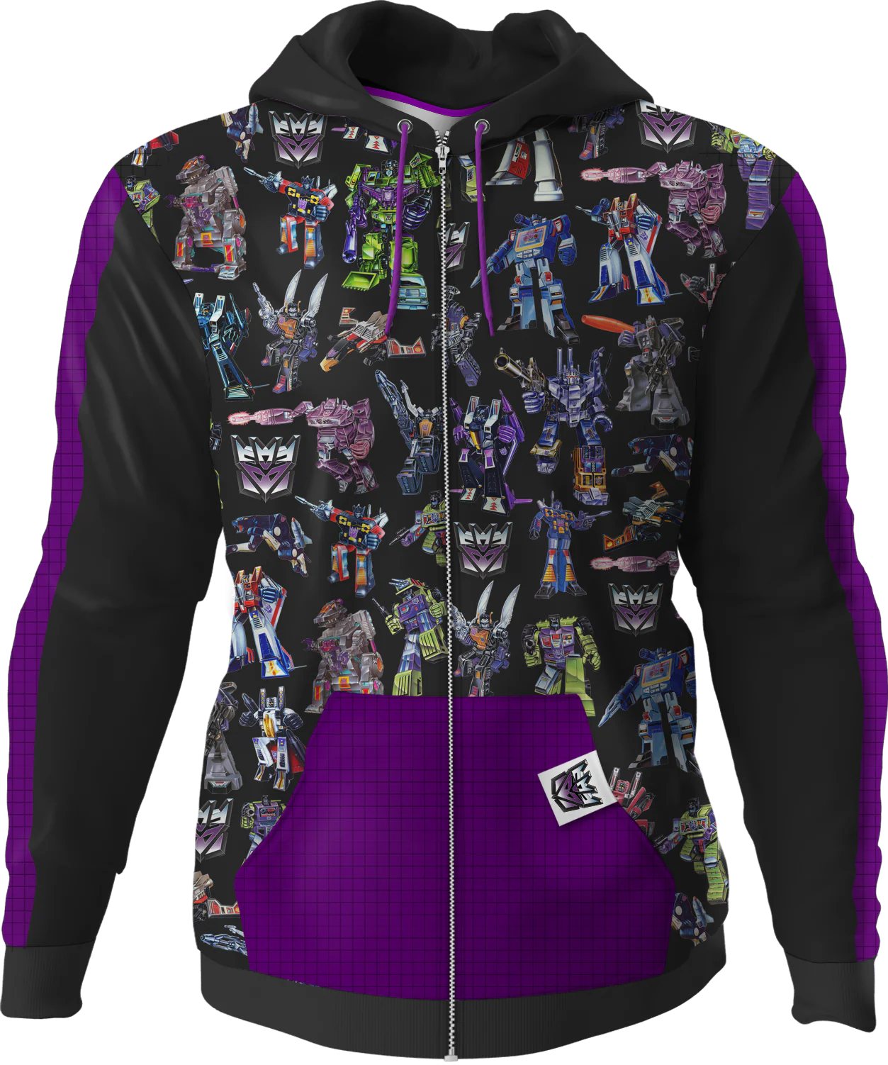 Striped Decepticons Transformers Hoodie