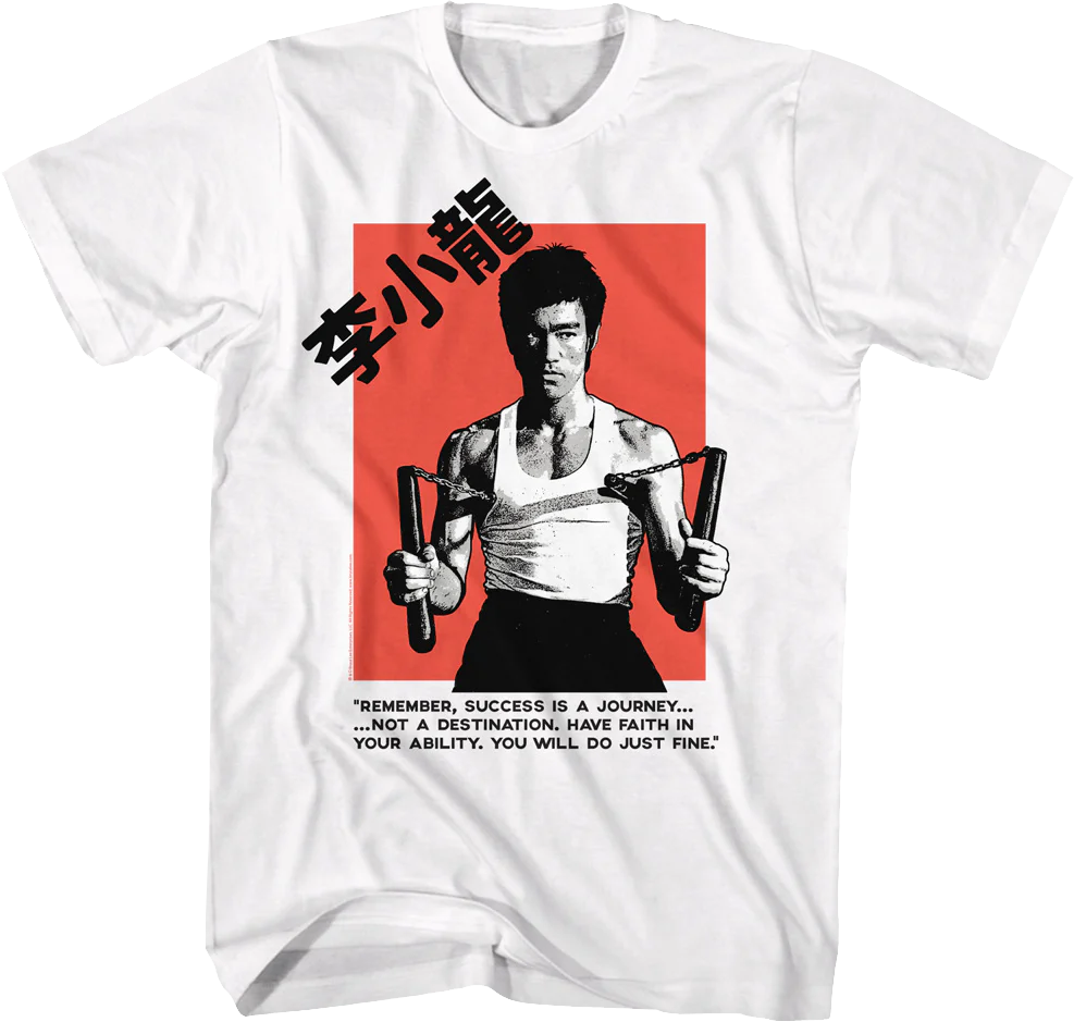Success Is A Journey Bruce Lee T-Shirt