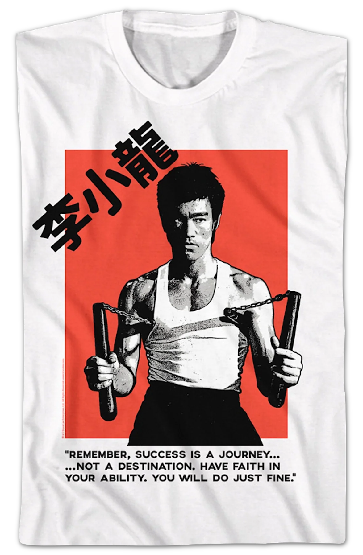 Success Is A Journey Bruce Lee T-Shirt - Image 2