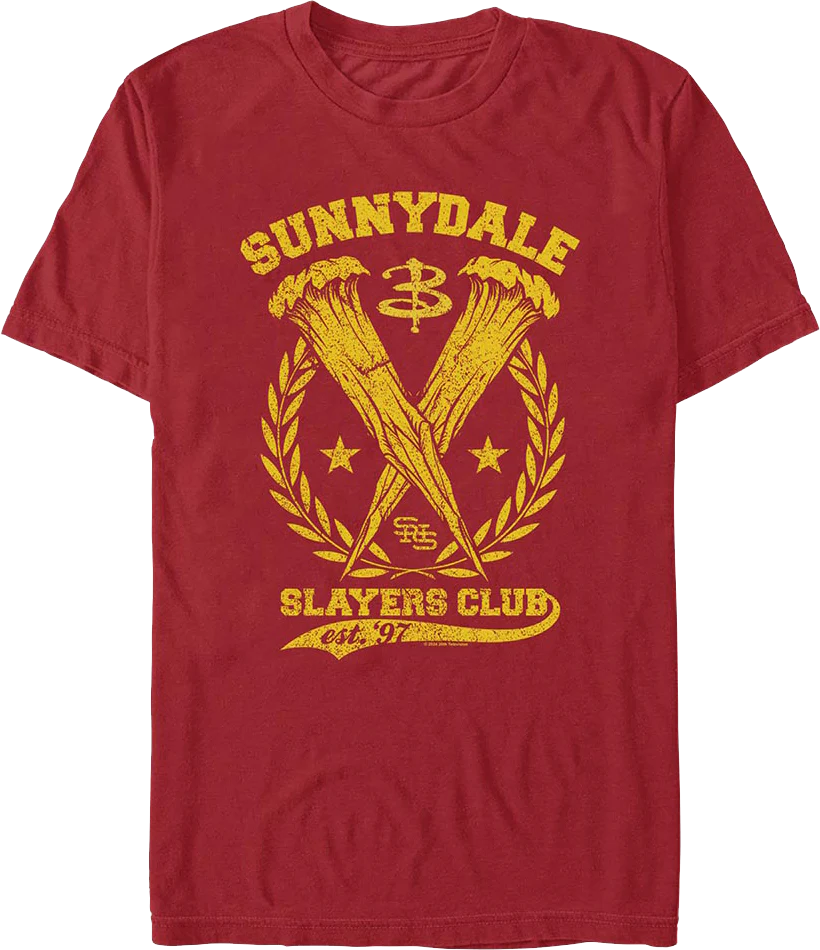 Sunnydale Slayers Club Buffy The Vampire Slayer T-Shirt