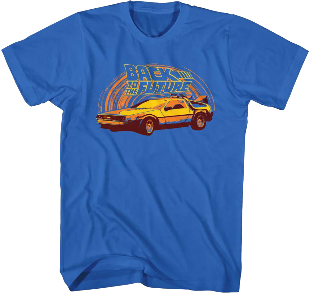 Sunrise DeLorean Back To The Future T-Shirt