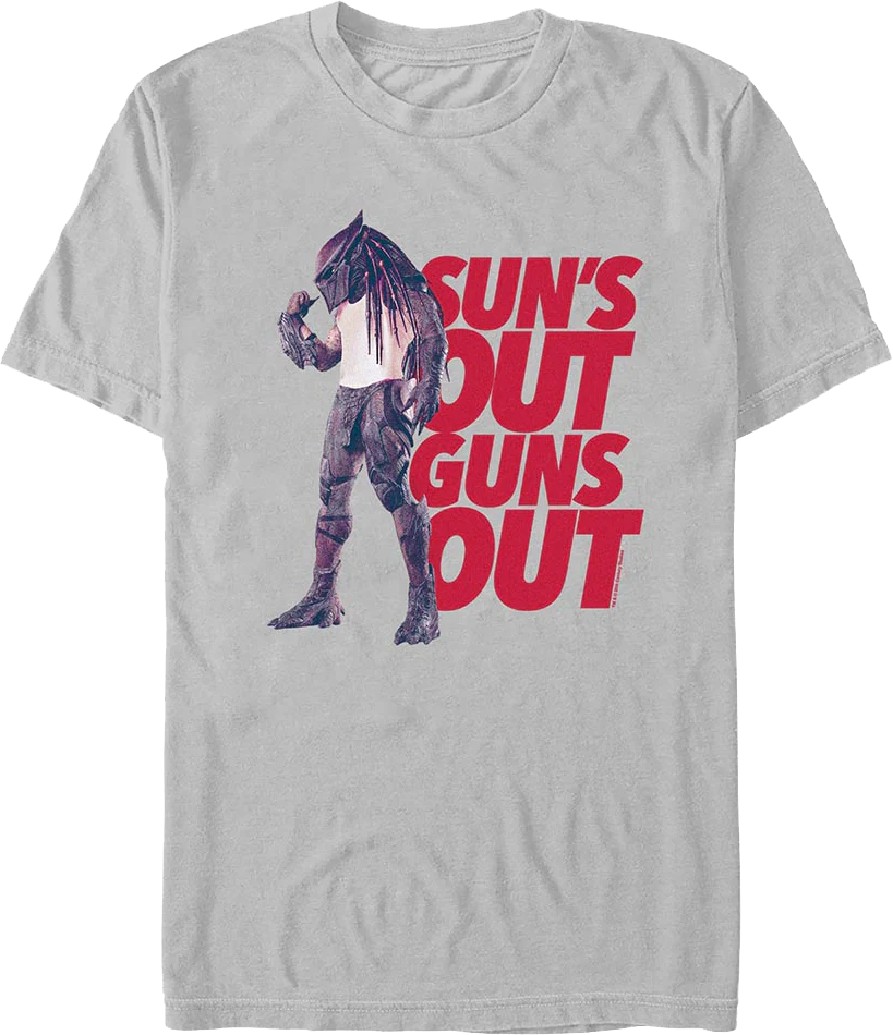 Sun's Out Guns Out Predator T-Shirt