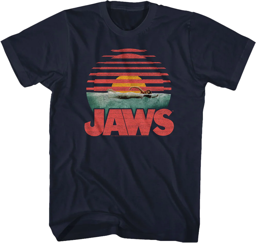Sunset Blinds Jaws T-Shirt