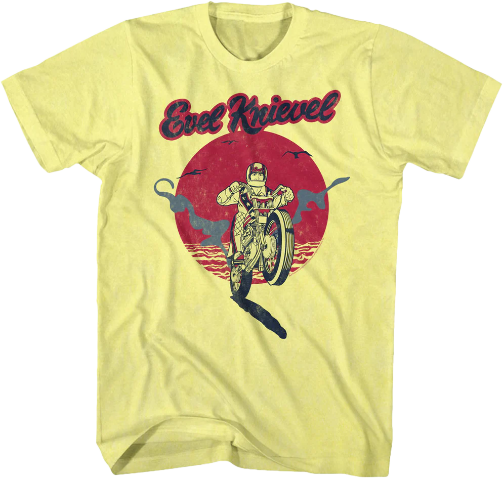 Sunset Stunt Evel Knievel T-Shirt