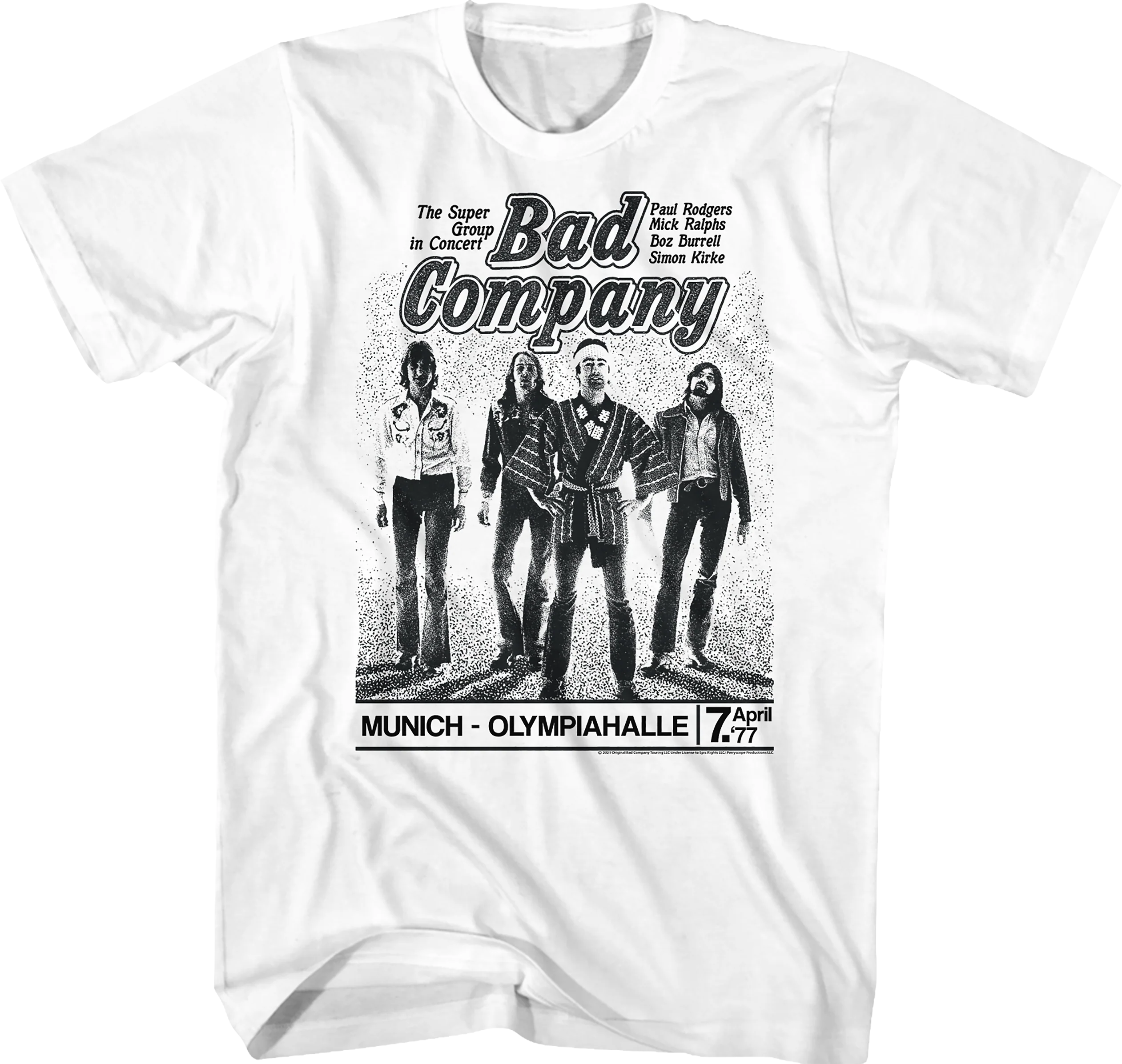 Super Group in Concert Bad Company T-Shirt