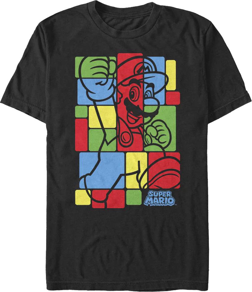 Super Mario Blocks Nintendo T-Shirt