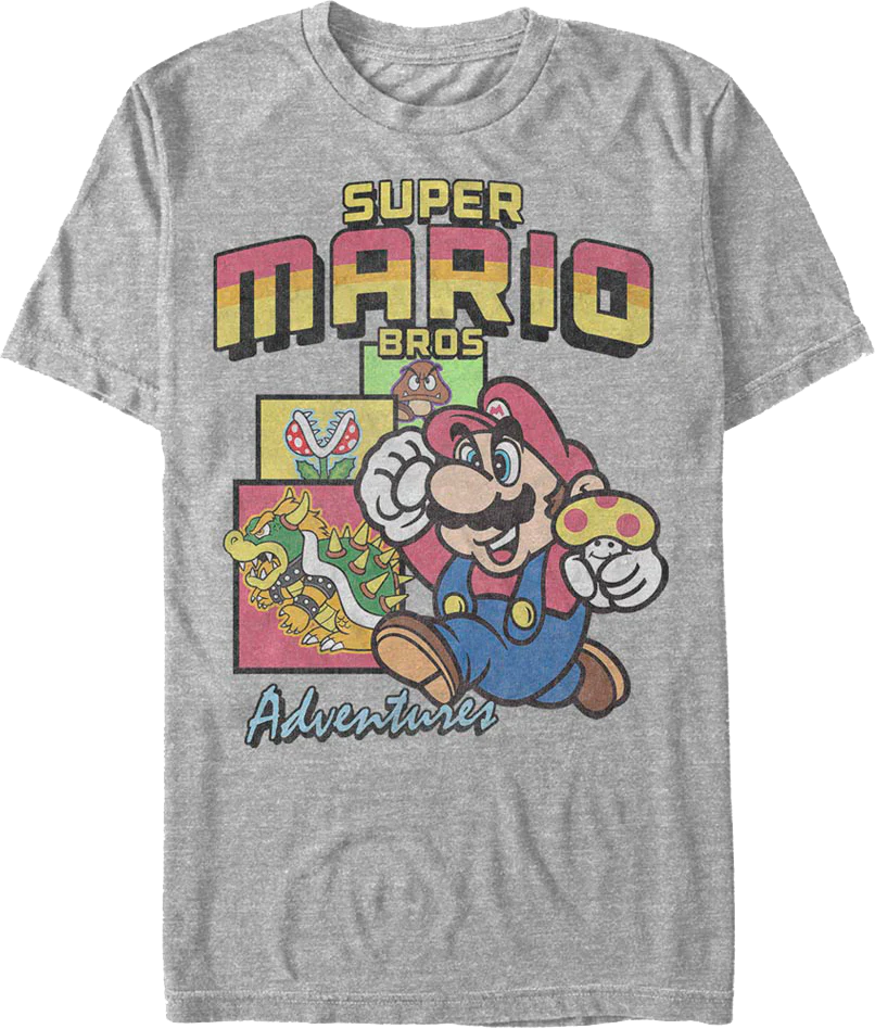 Super Mario Bros. Adventures Nintendo T-Shirt