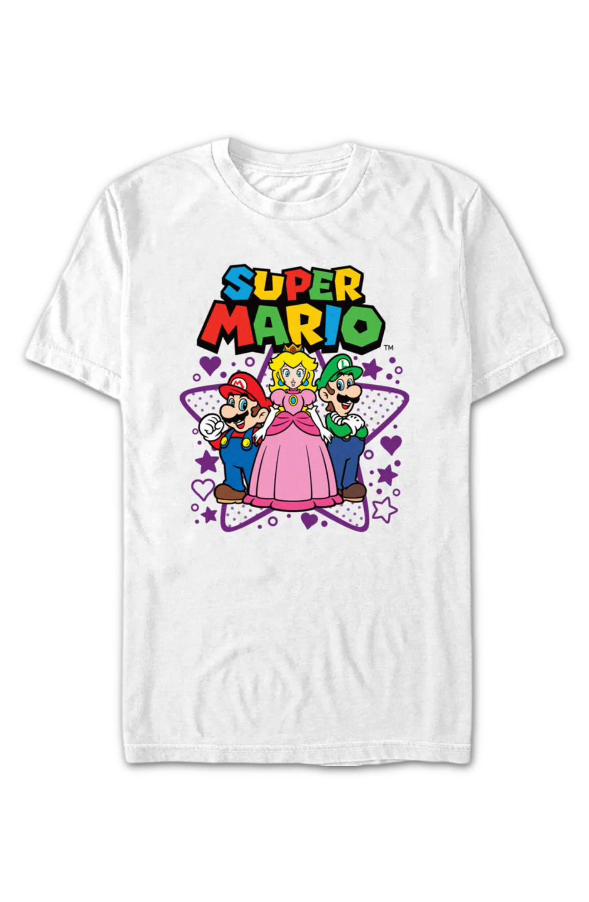 Super Mario Bros. Heroic Shapes Nintendo T-Shirt - Image 2