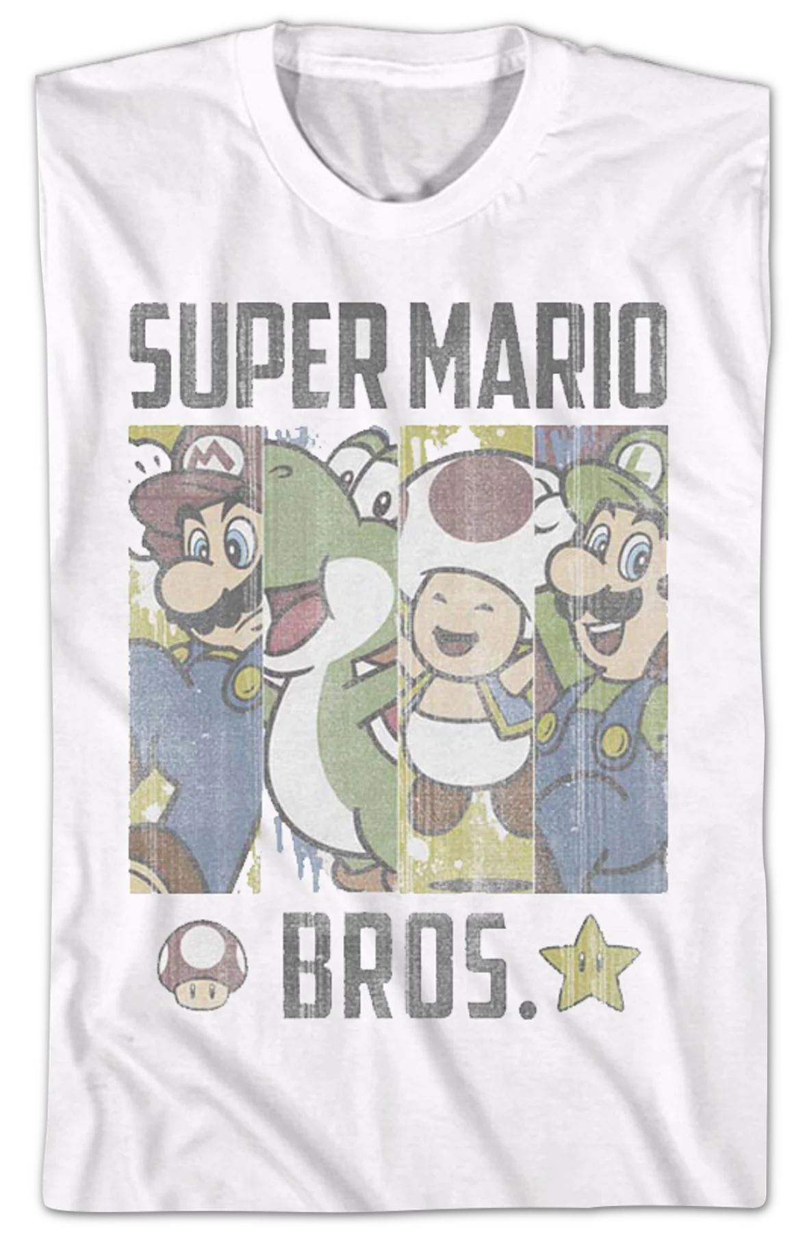 Super Mario Bros. Panels Nintendo T-Shirt - Image 2