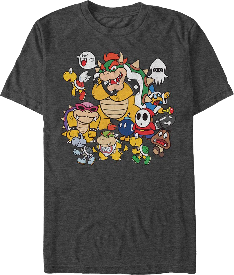 Super Mario Bros. Villains Nintendo T-Shirt