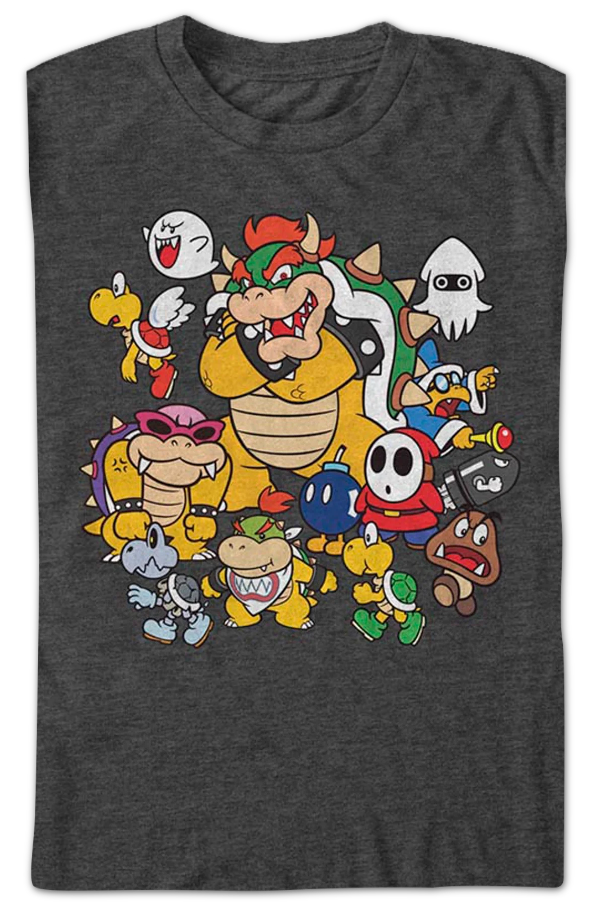 Super Mario Bros. Villains Nintendo T-Shirt - Image 2