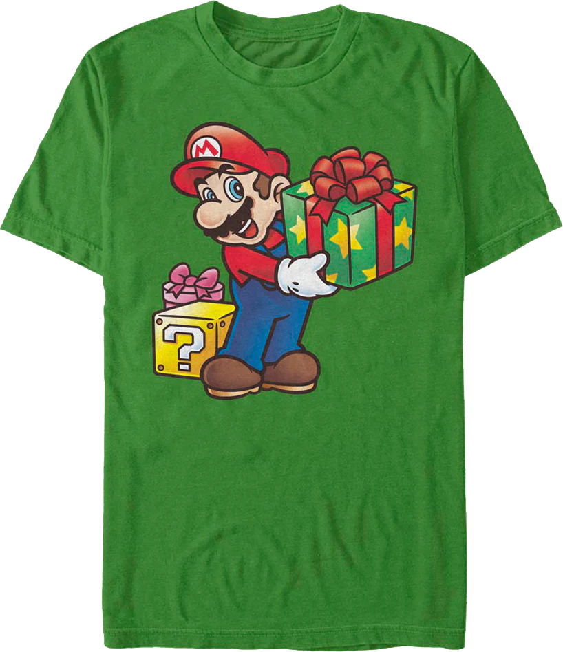Super Mario Christmas Gifts Nintendo T-Shirt