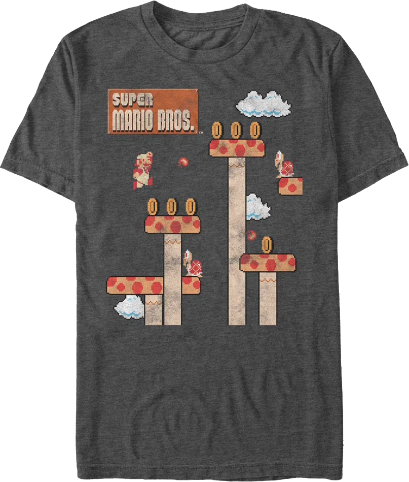 Super Mario Fireball Nintendo T-Shirt