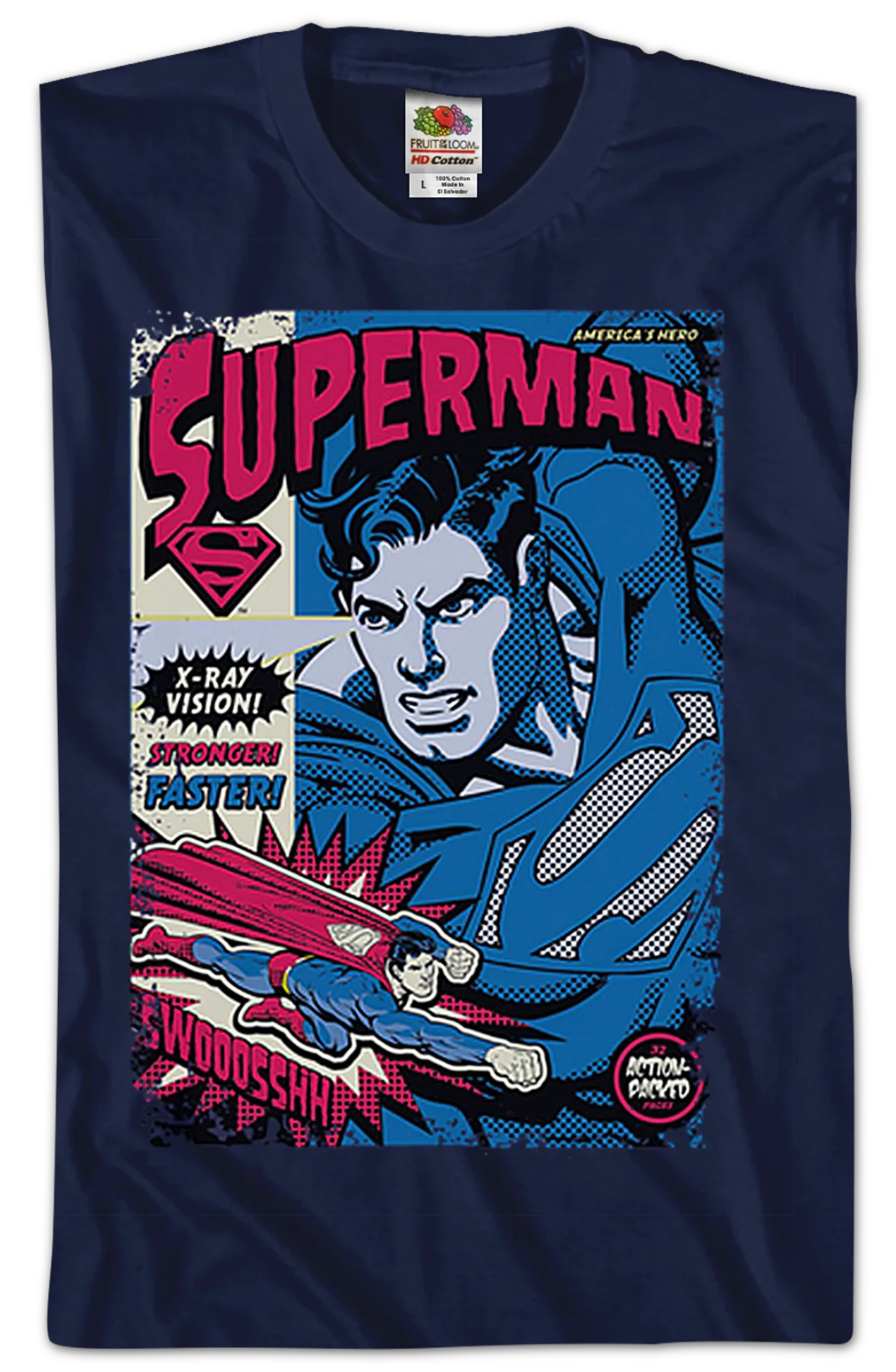 Superman Action-Packed DC Comics T-Shirt - Image 2