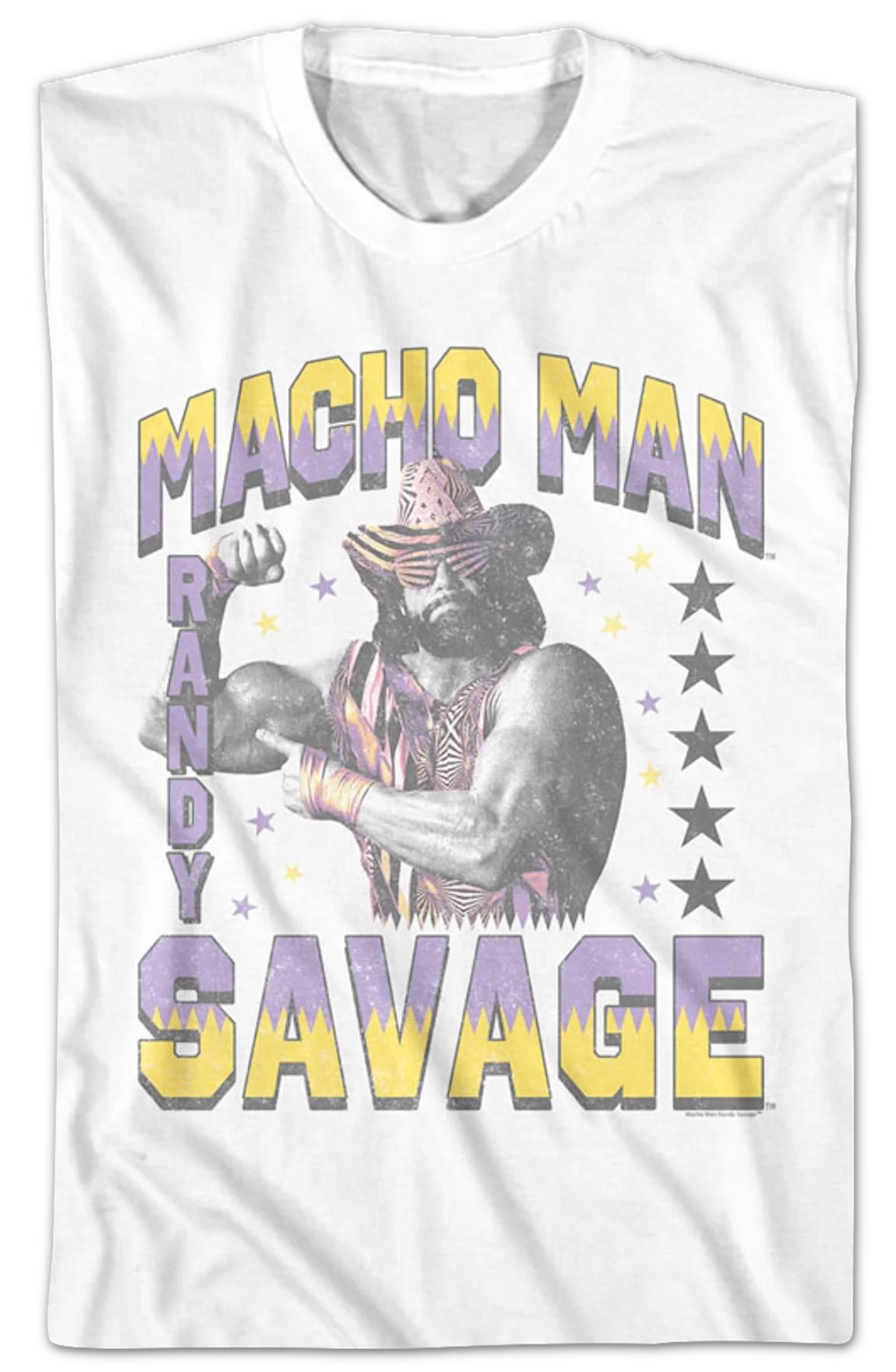 Superstar Macho Man Randy Savage T-Shirt - Image 2
