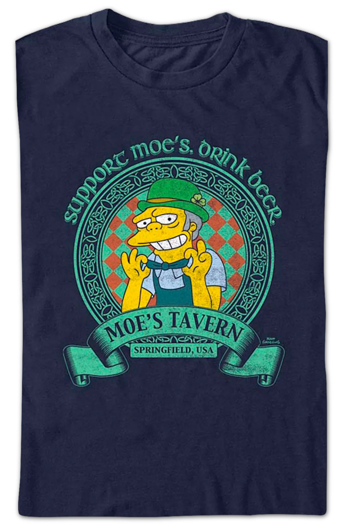 Support Moe's Simpsons T-Shirt - Image 2