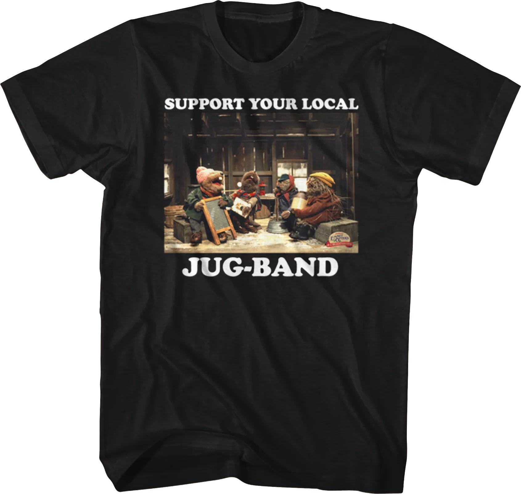 Support Your Local Jug-Band Emmet Otter T-Shirt