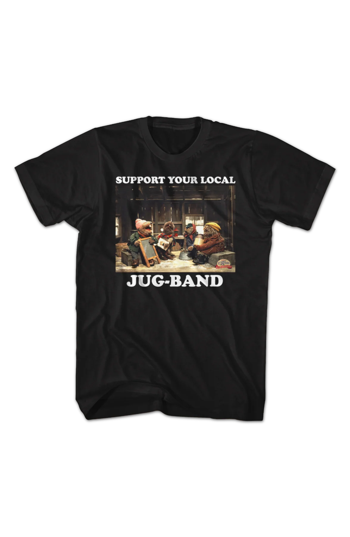 Support Your Local Jug-Band Emmet Otter T-Shirt - Image 2