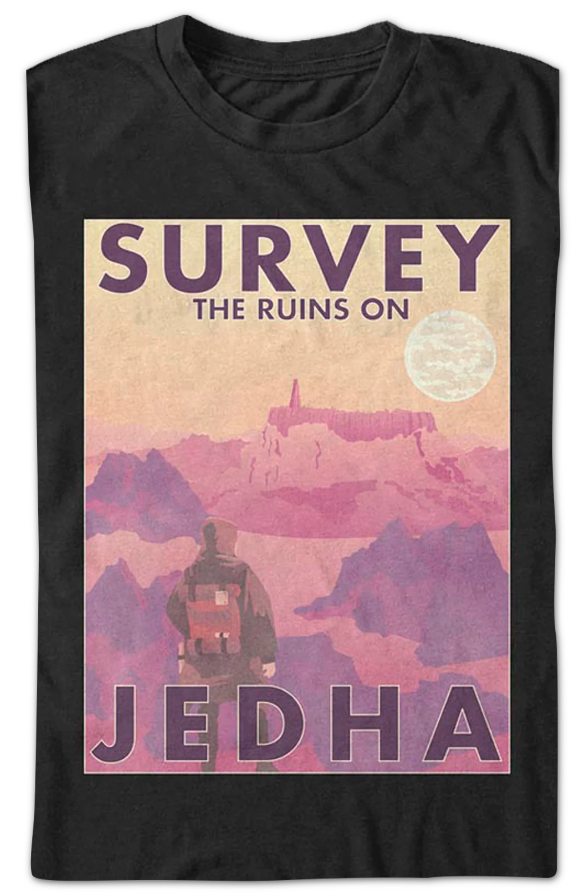 Survey The Ruins On Jedha Star Wars T-Shirt - Image 2