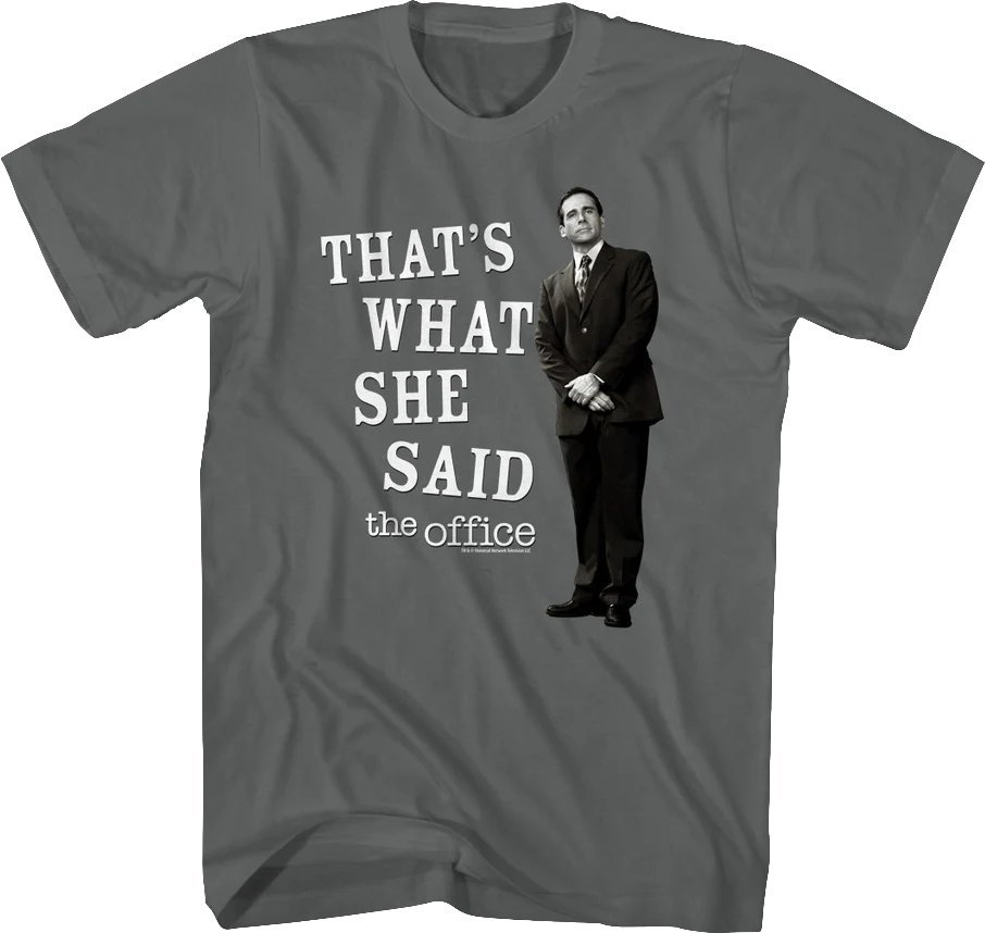 T-Line What She Said The Office T-Shirt