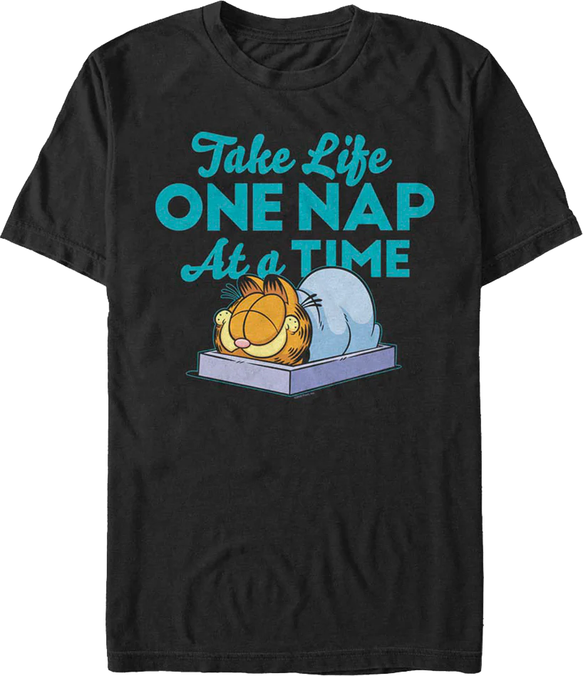 Take Life One Nap At A Time Garfield T-Shirt