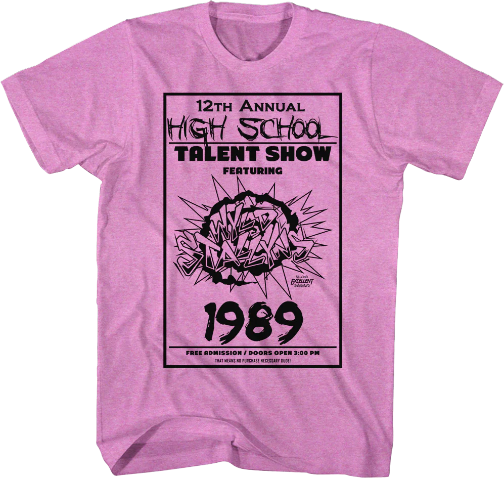 Talent Show Bill and Ted's Excellent Adventure T-Shirt
