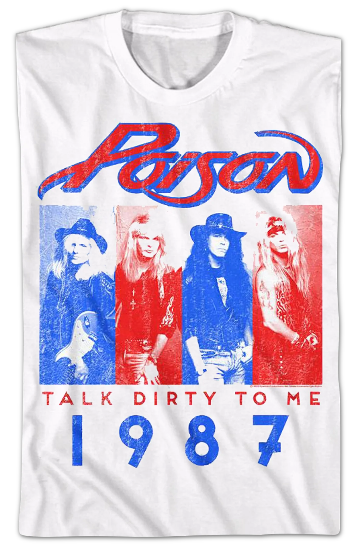 Talk Dirty To Me 1987 Poison T-Shirt - Image 2
