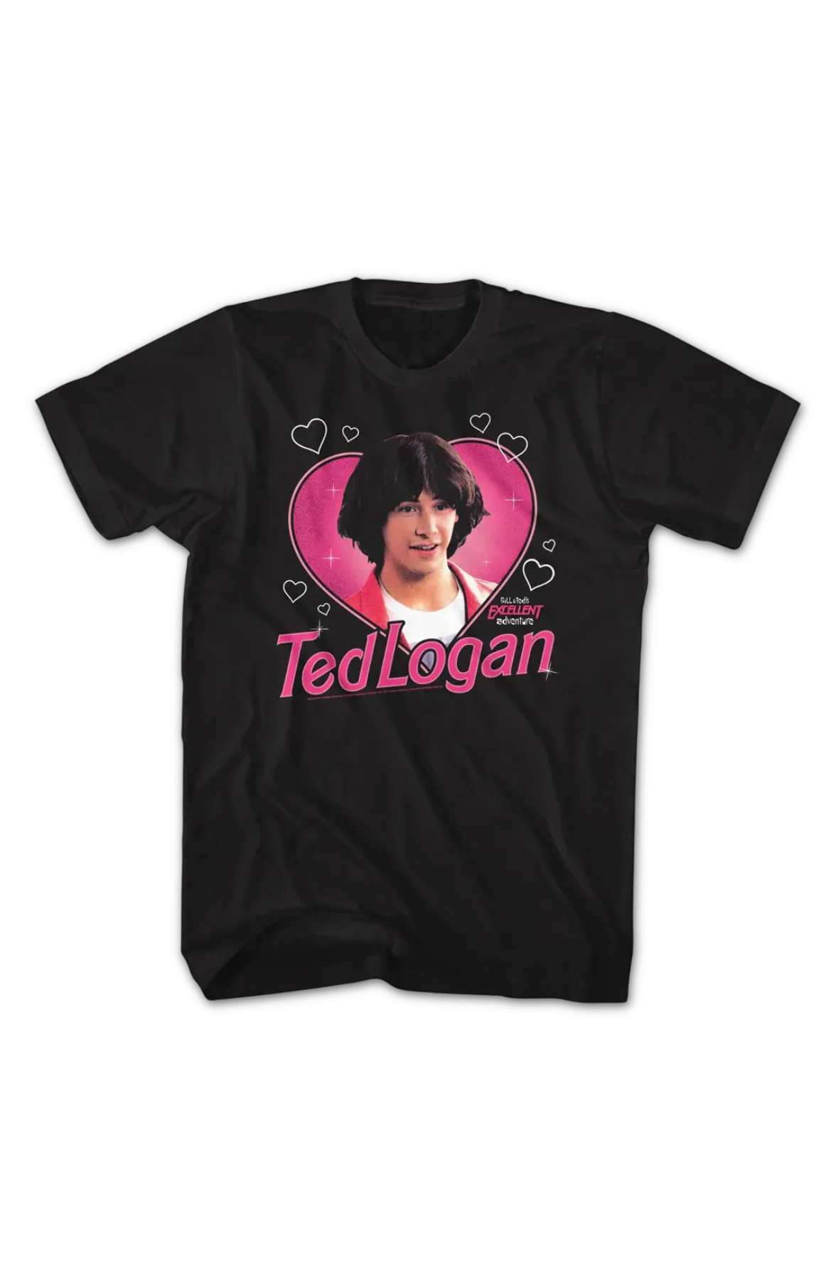 Ted Logan Hearts Bill & Ted's Excellent Adventure T-Shirt - Image 2