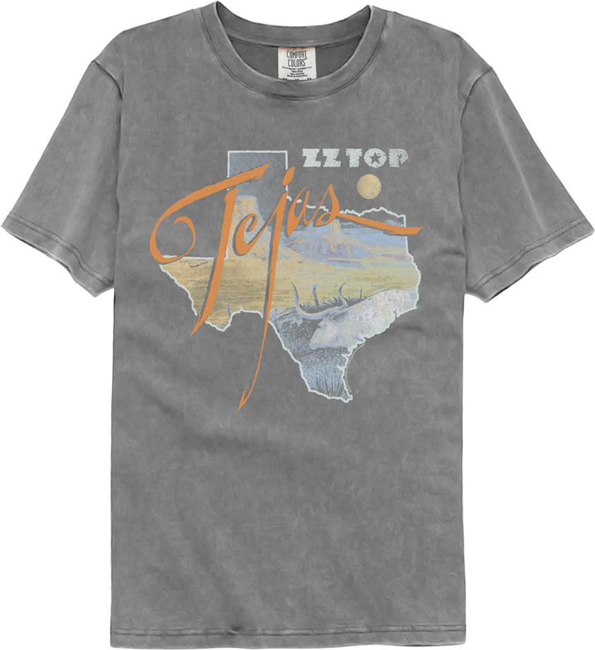 Tejas ZZ Top Comfort Colors Brand T-Shirt