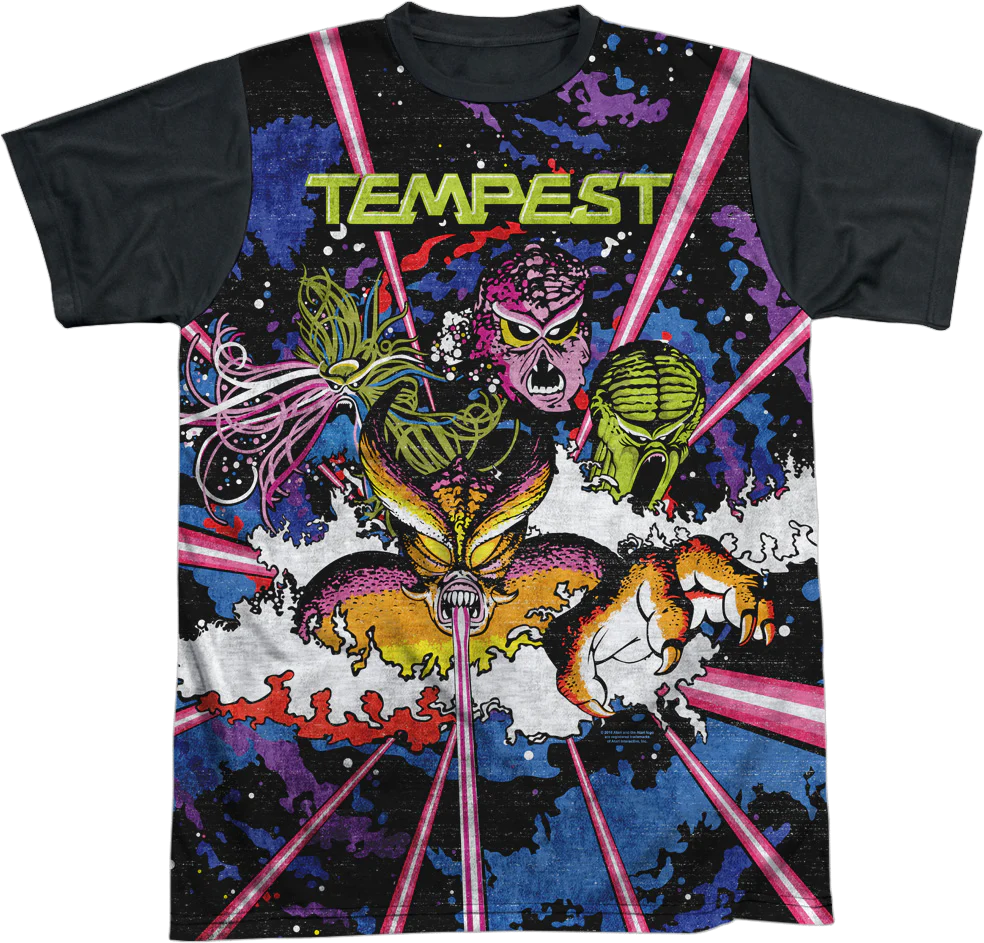 Tempest Enemies Attack Atari T-Shirt