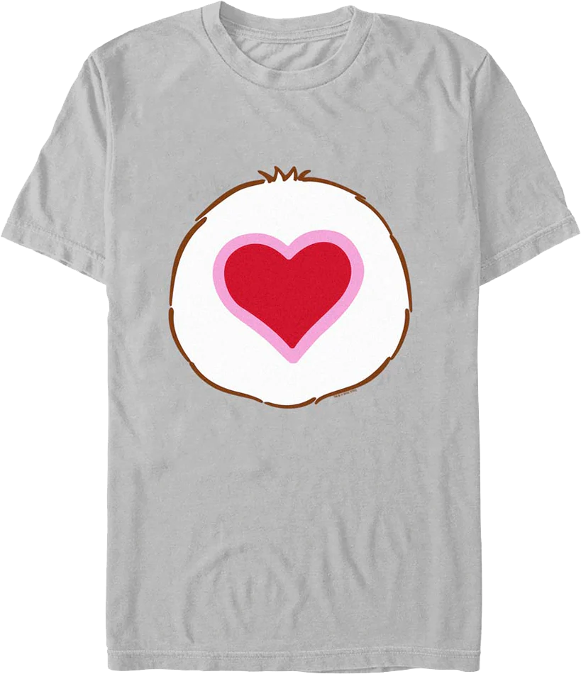 Tenderheart Bear Belly Badge Care Bears T-Shirt