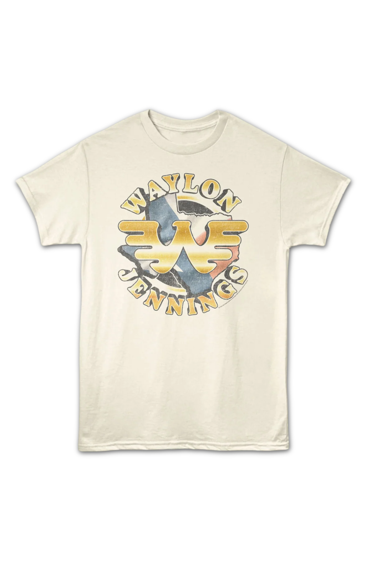 Texas Logo Waylon Jennings T-Shirt - Image 2