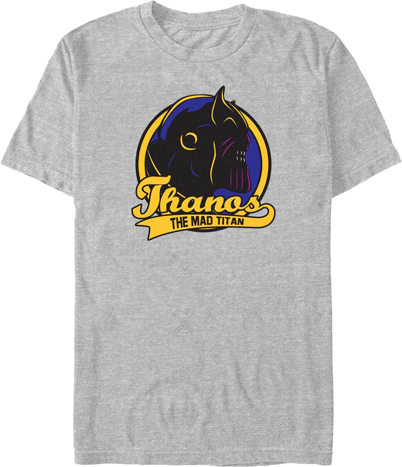 Thanos Mad Titan Logo Marvel Comics T-Shirt