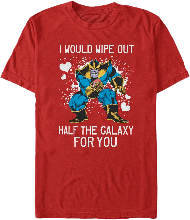 Thanos Valentine's Day T-Shirt