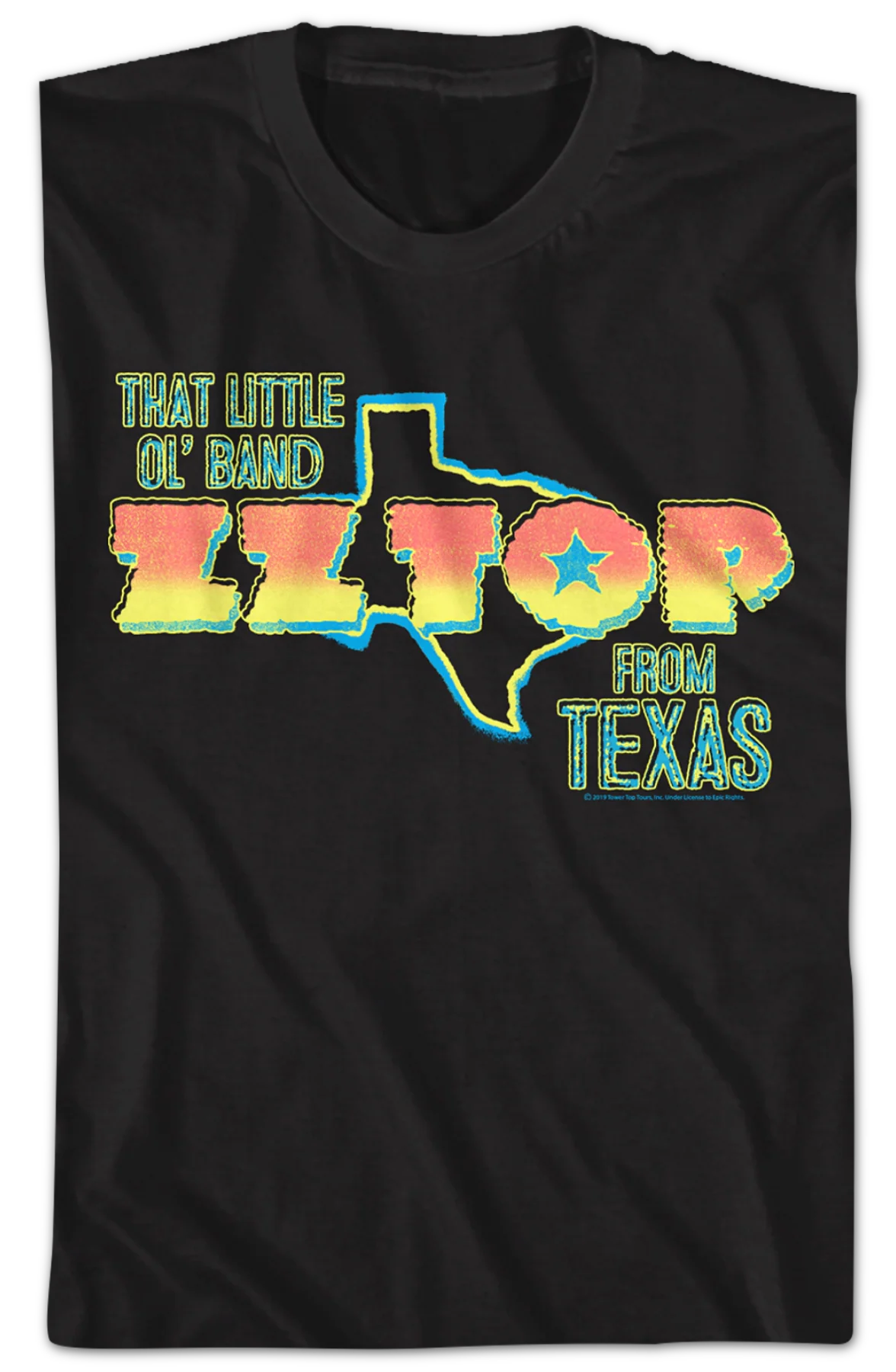 That Little Ol' Band From Texas ZZ Top T-Shirt - Image 2