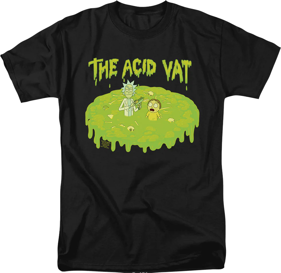 The Acid Vat Rick And Morty T-Shirt