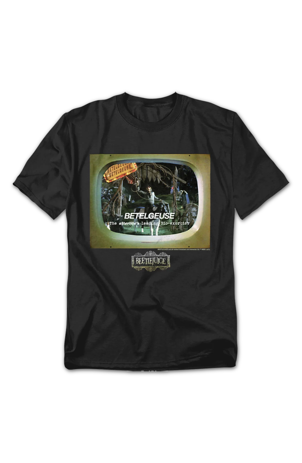 The Afterlife's Leading Bio-Exorcist Commercial Beetlejuice T-Shirt - Image 2