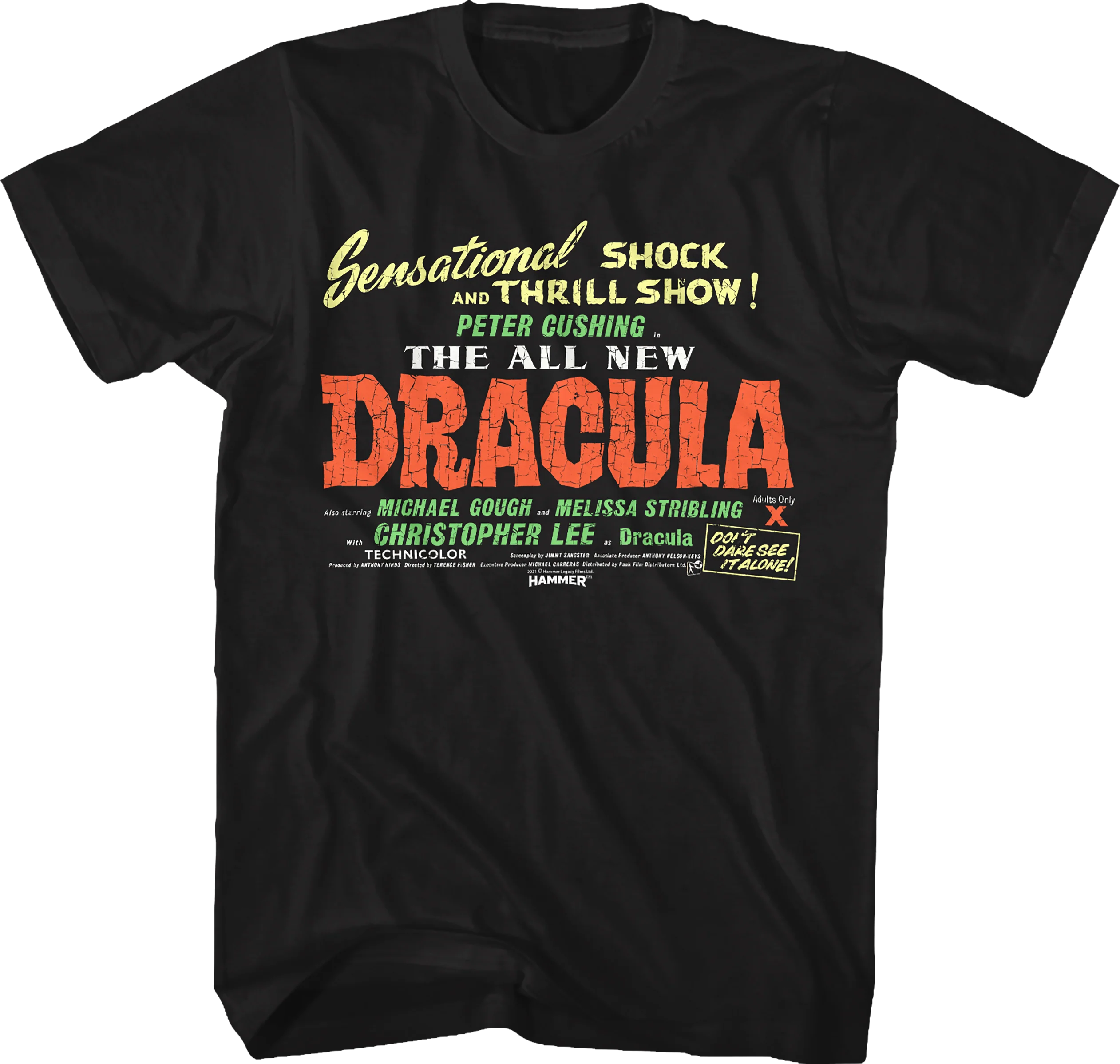 The All New Dracula Hammer Films T-Shirt