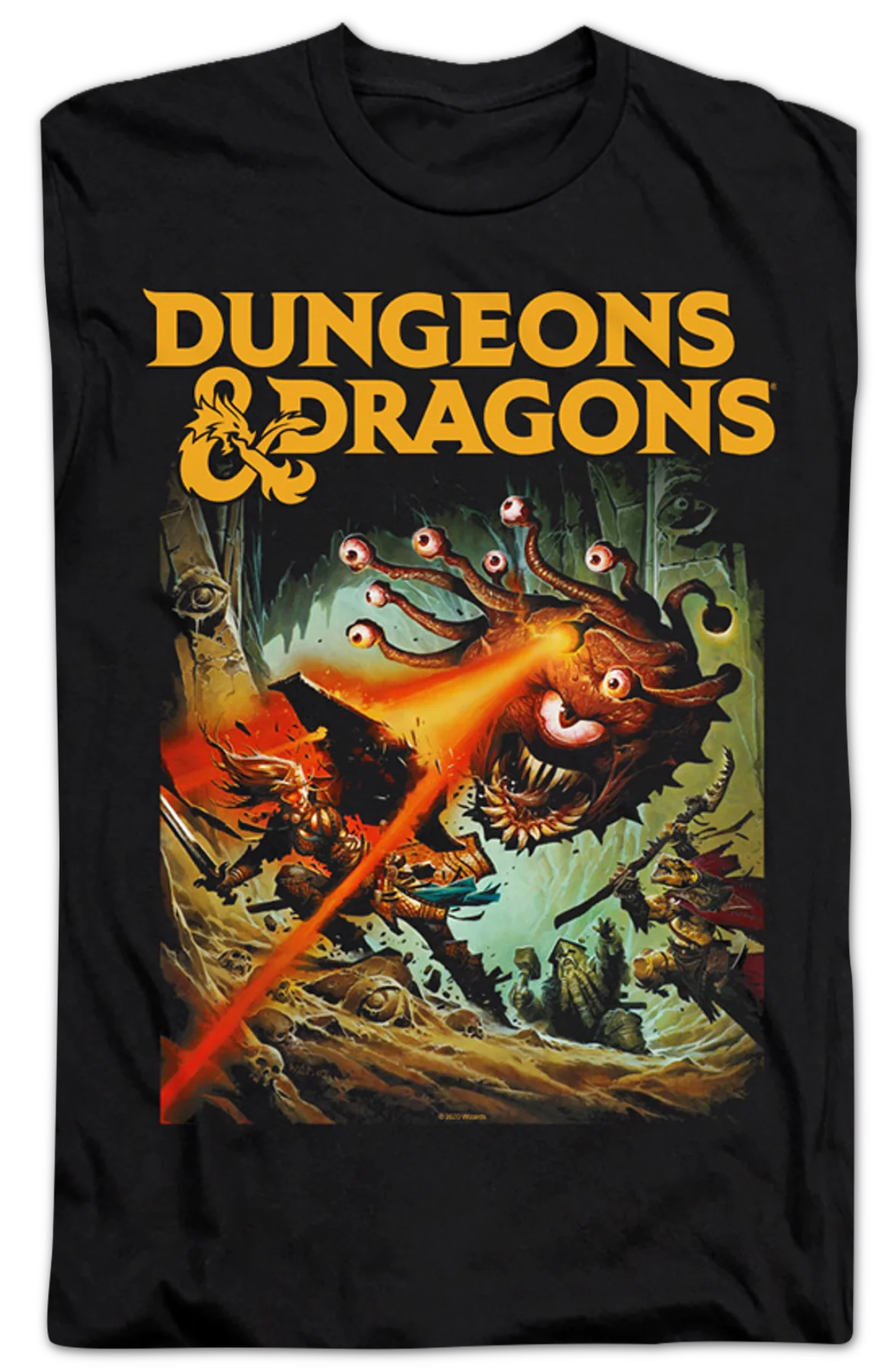 The Beholder Attacks Dungeons & Dragons T-Shirt - Image 2