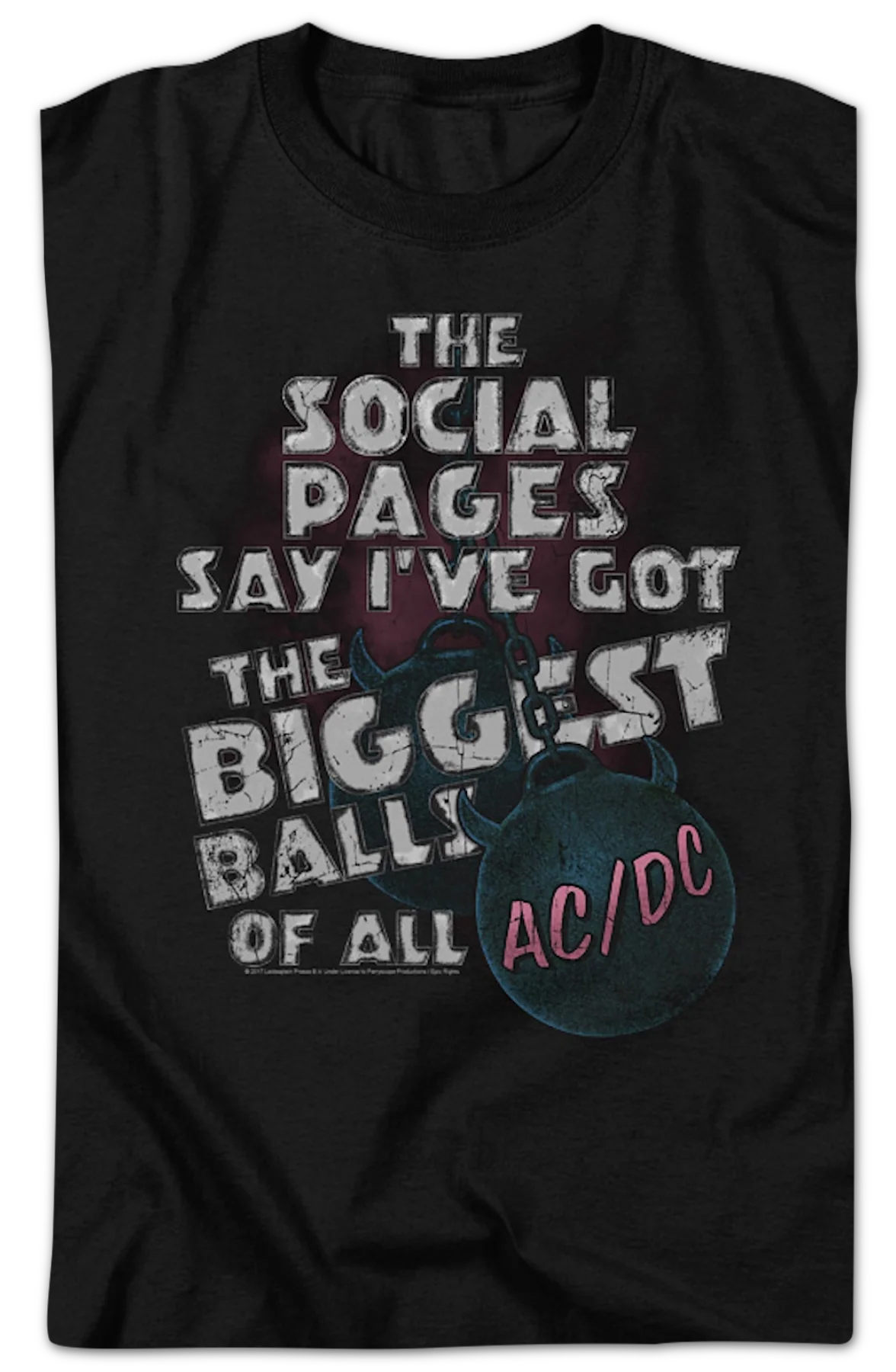 The Biggest Balls Of All ACDC T-Shirt - Image 2