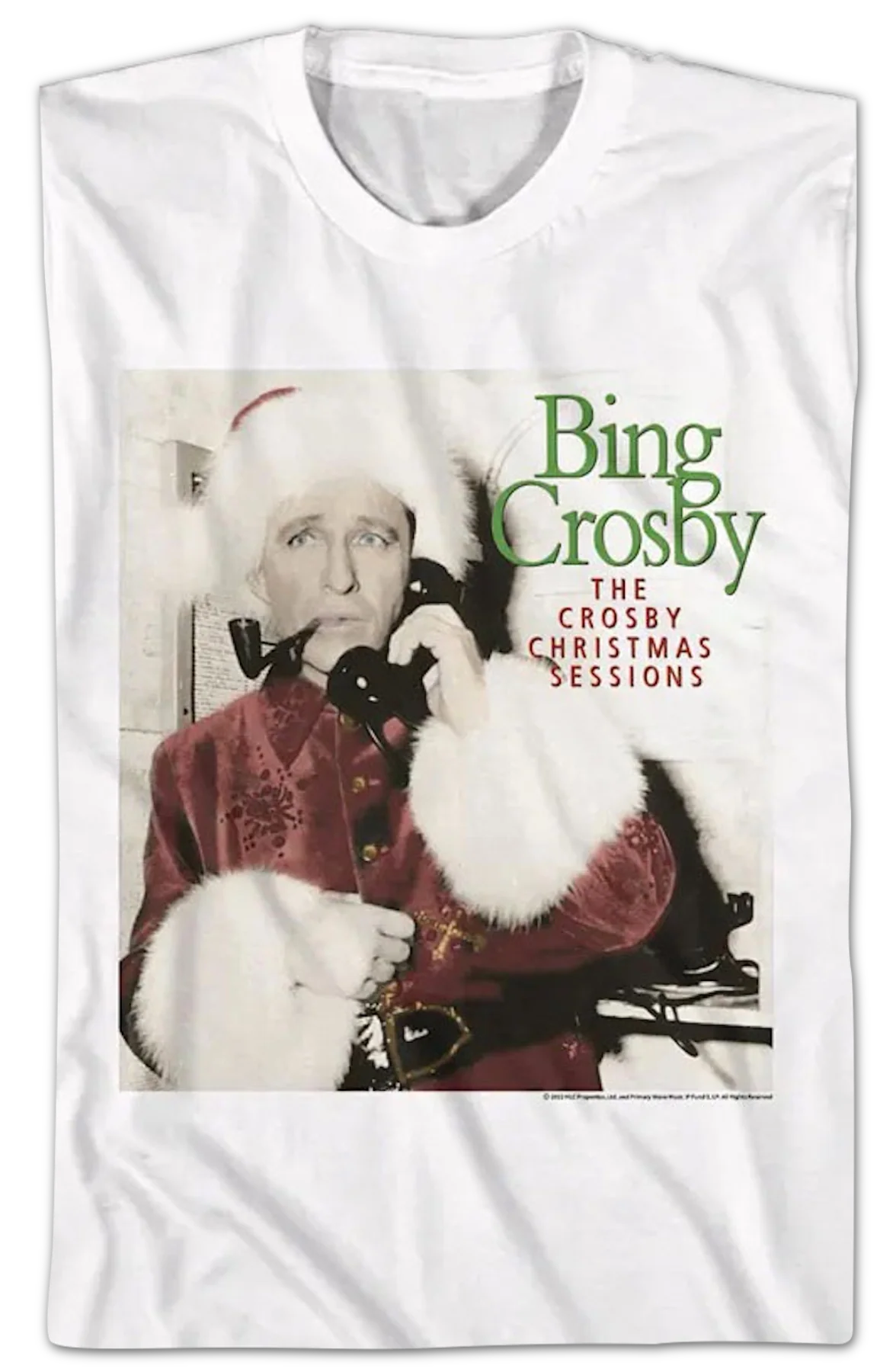 The Crosby Christmas Sessions Bing Crosby T-Shirt - Image 2