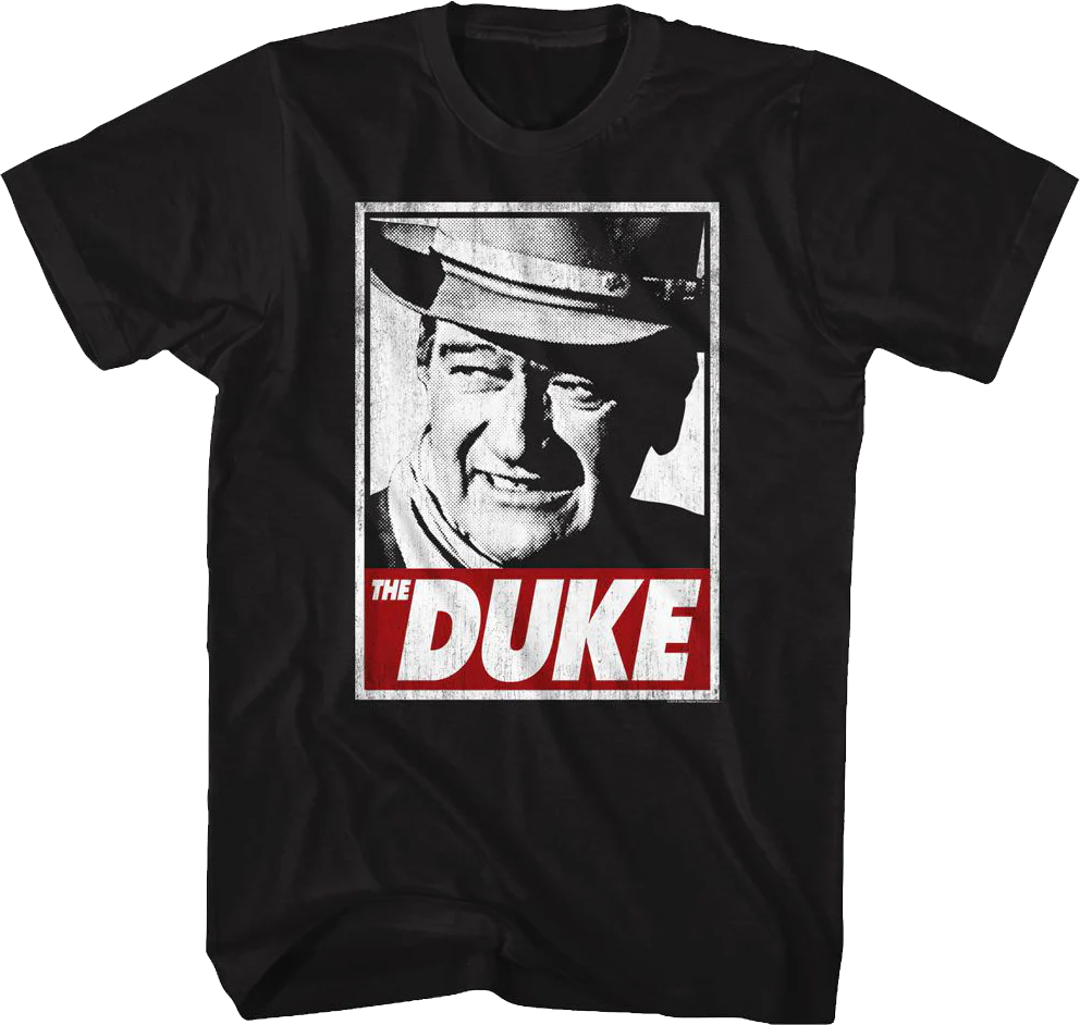 The Duke Poster John Wayne T-Shirt