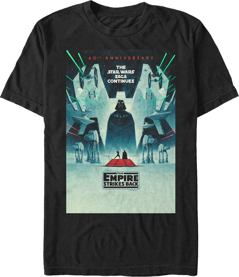 The Empire Strikes Back 40th Anniversary Star Wars T-Shirt